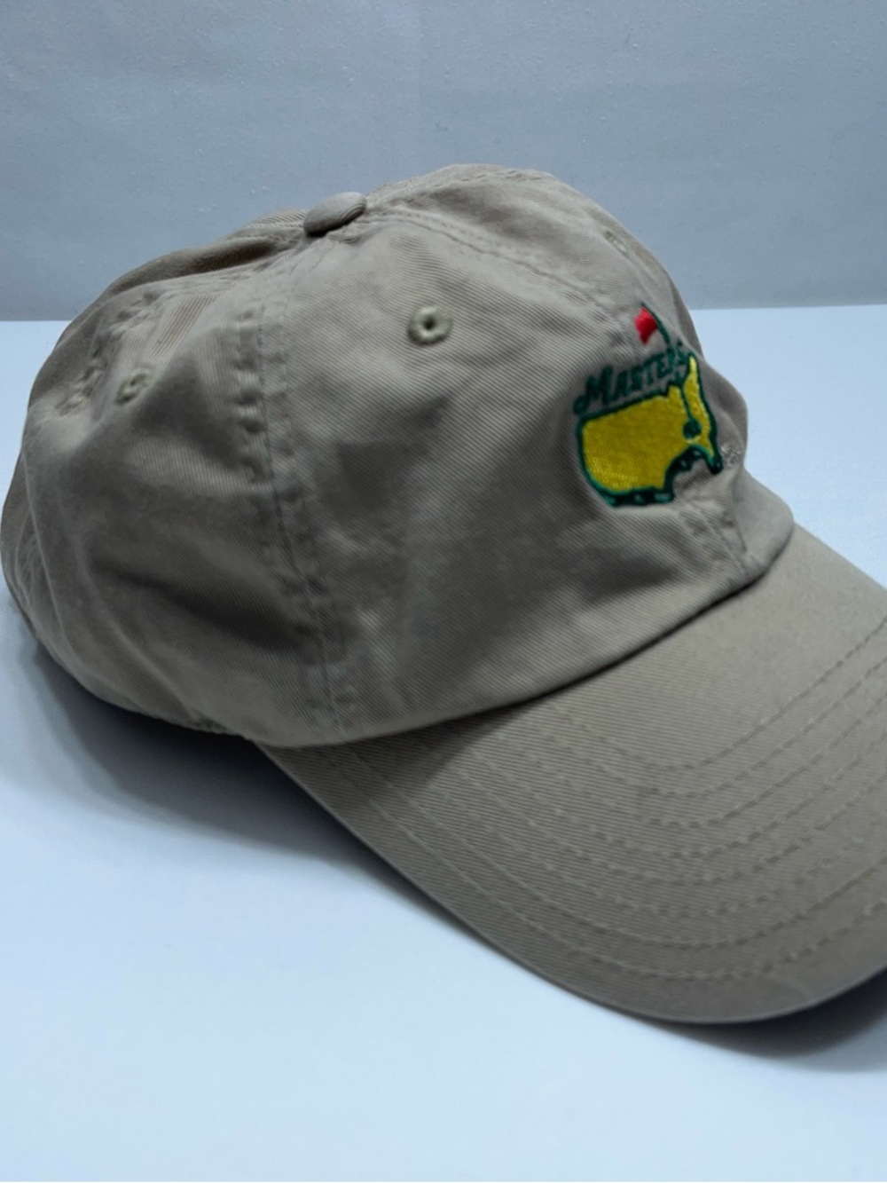 Masters Augusta National Golf Hat Khaki Strap Adjustable Cap American Needle - Picture 8 of 8